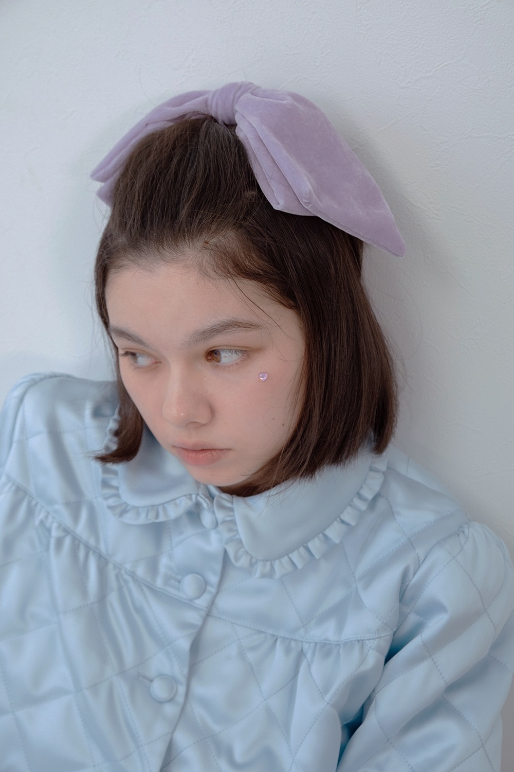 (rsp made) blue quilting bed jacket