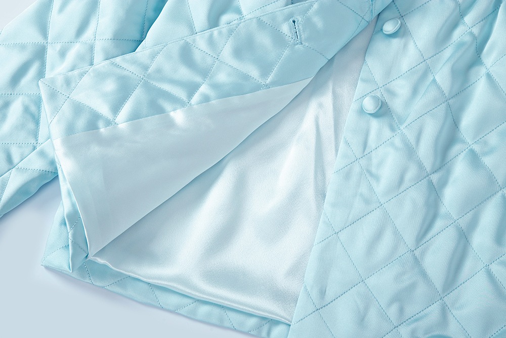 (rsp made) blue quilting bed jacket