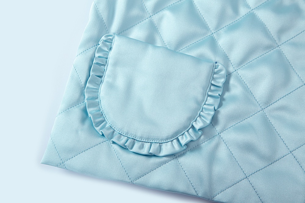 (rsp made) blue quilting bed jacket