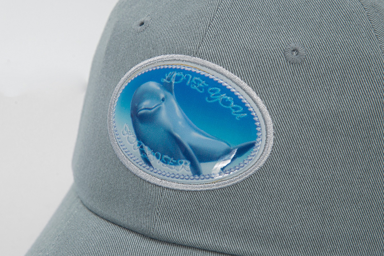 gray dolphin ball cap 