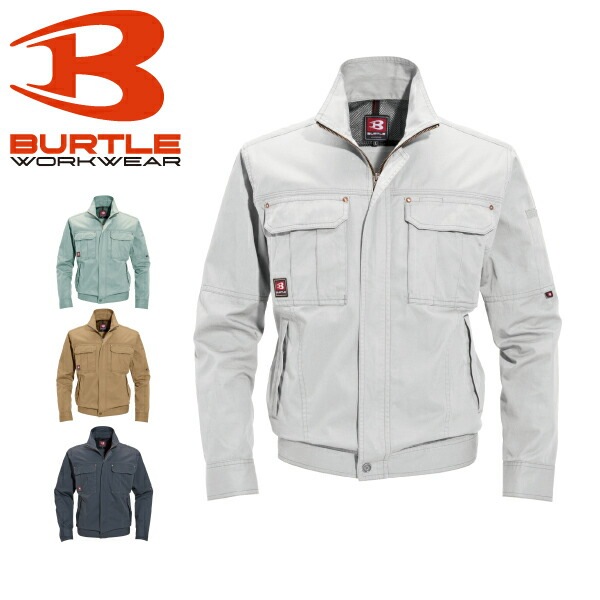 バートル ジャケット 8091 日本製生地使用 春夏 ブルゾン 作業着 作業服 BURTLE【4L】