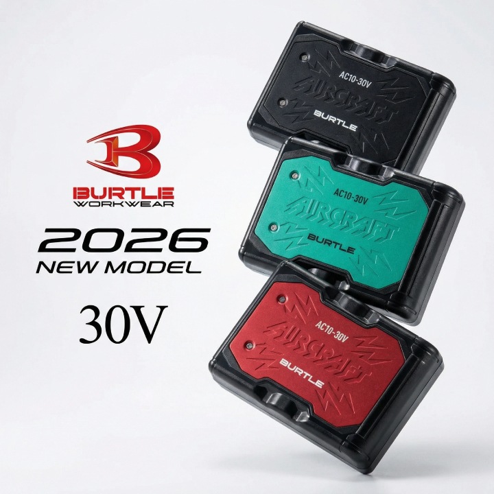 【当日発送】バートル 2026年 新型 30V バッテリー ファン セット エアークラフト 空調 AC10 AC10-1 AC10-2 熱中症対策 ブラック 黒ファン カラーファン 120リットル 最新 リチウムイオンバッテリー ファン付きウェア 空調作業服 作業着 暑さ対策 扇風機 BURTLE