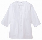 アルベチトセ　男子七分袖白衣　AB-6401|調理用白衣|食品白衣