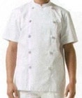 アルベチトセ　兼用半袖コックコート　AS-7301|調理用白衣|食品白衣
