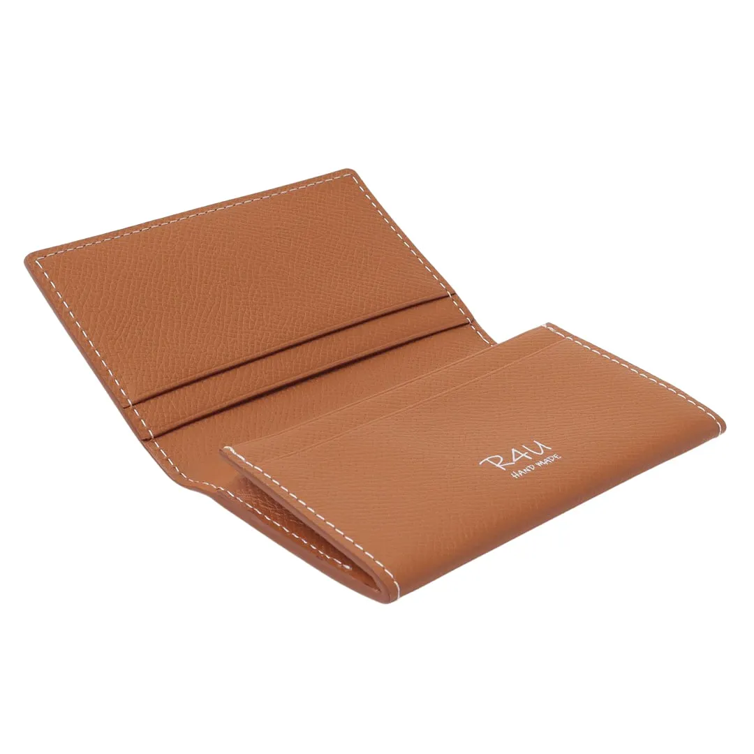 名刺入れ フレンチグレインカーフ TAN