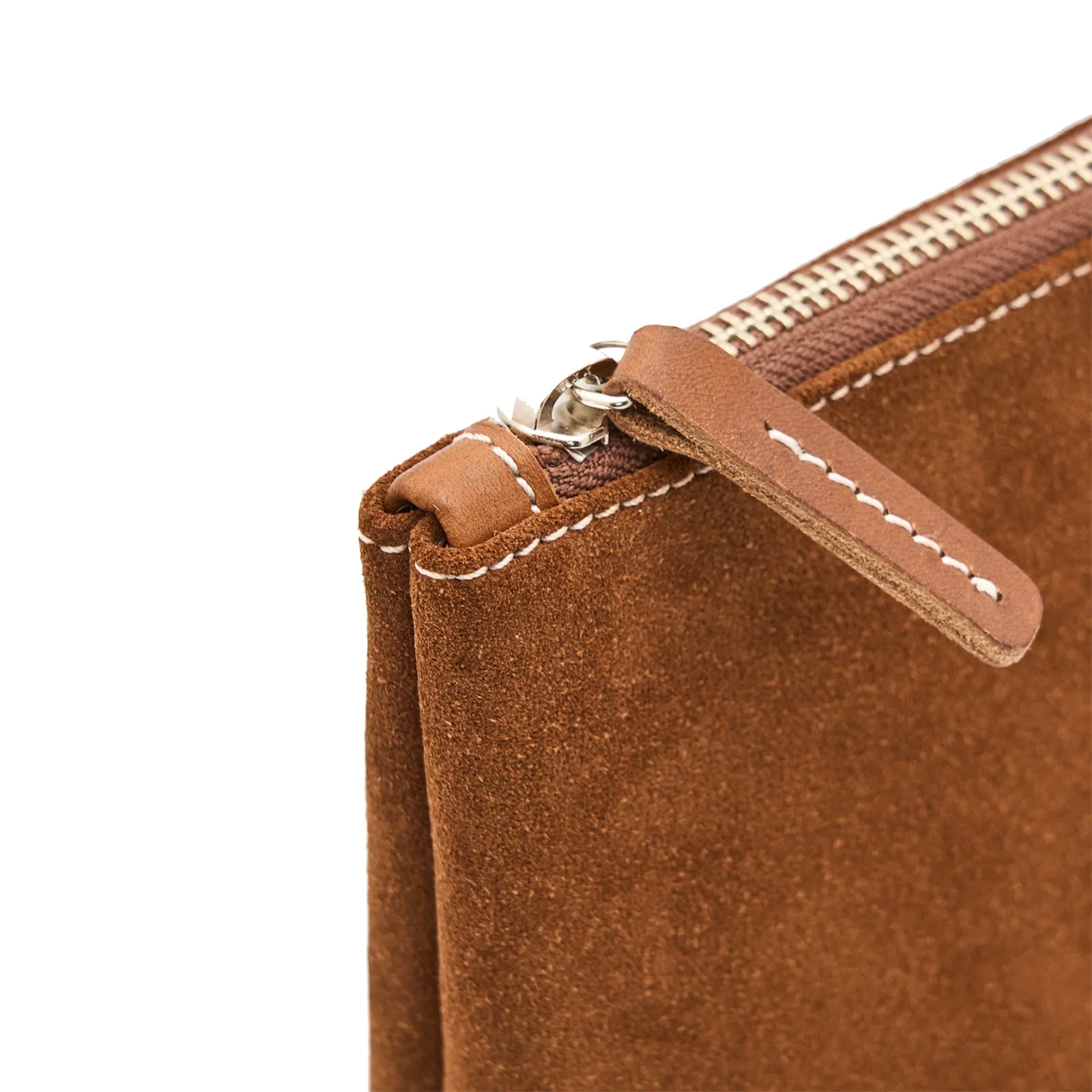 スエードポーチ BROWN