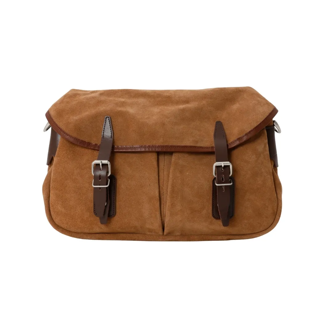 ショルダースエードバッグSAND