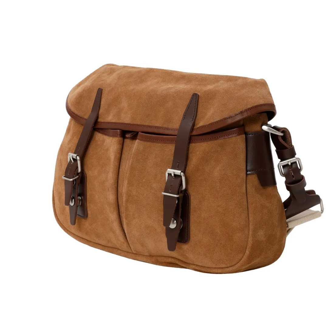 ショルダースエードバッグSAND