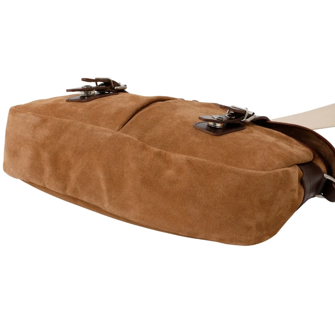 ショルダースエードバッグSAND