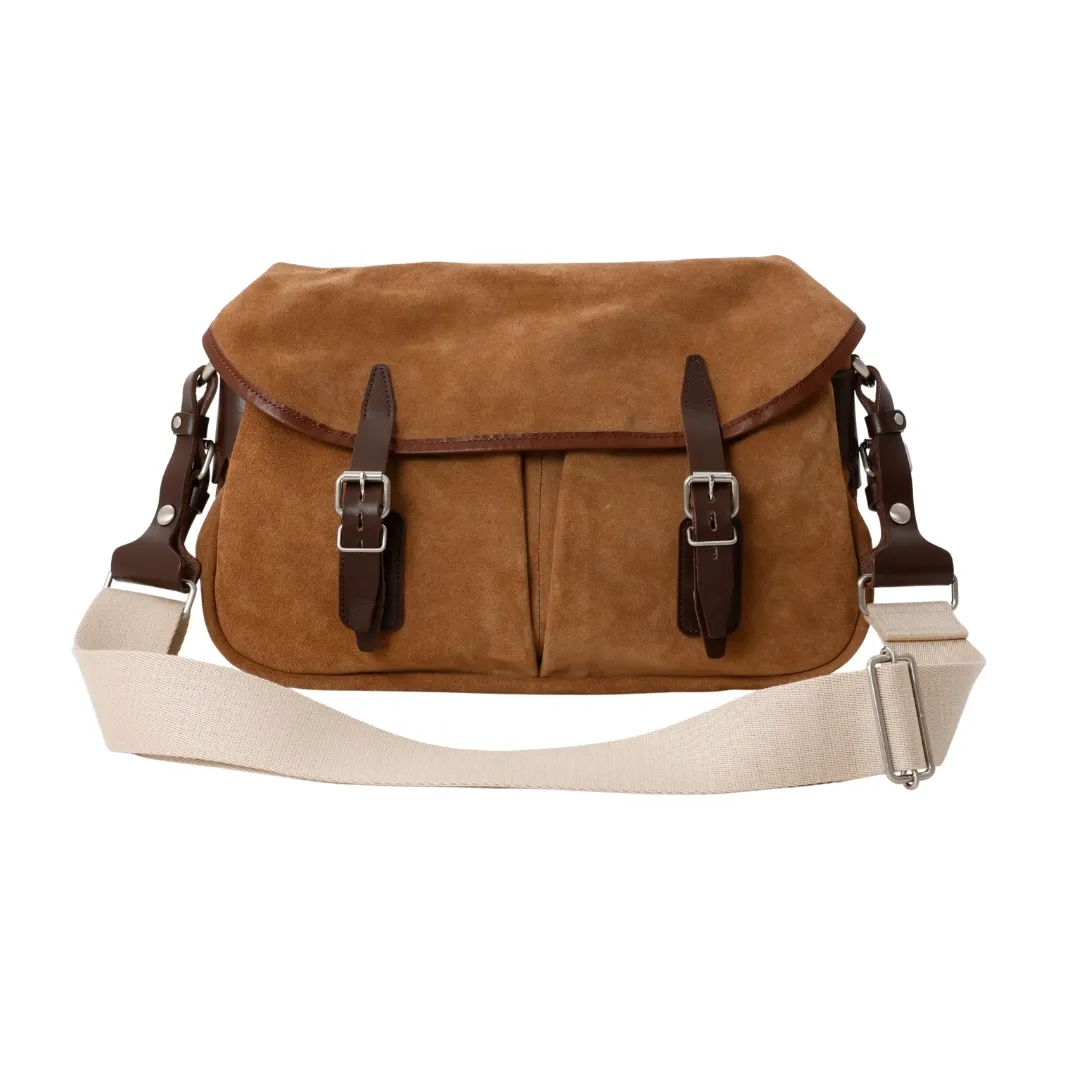 ショルダースエードバッグSAND