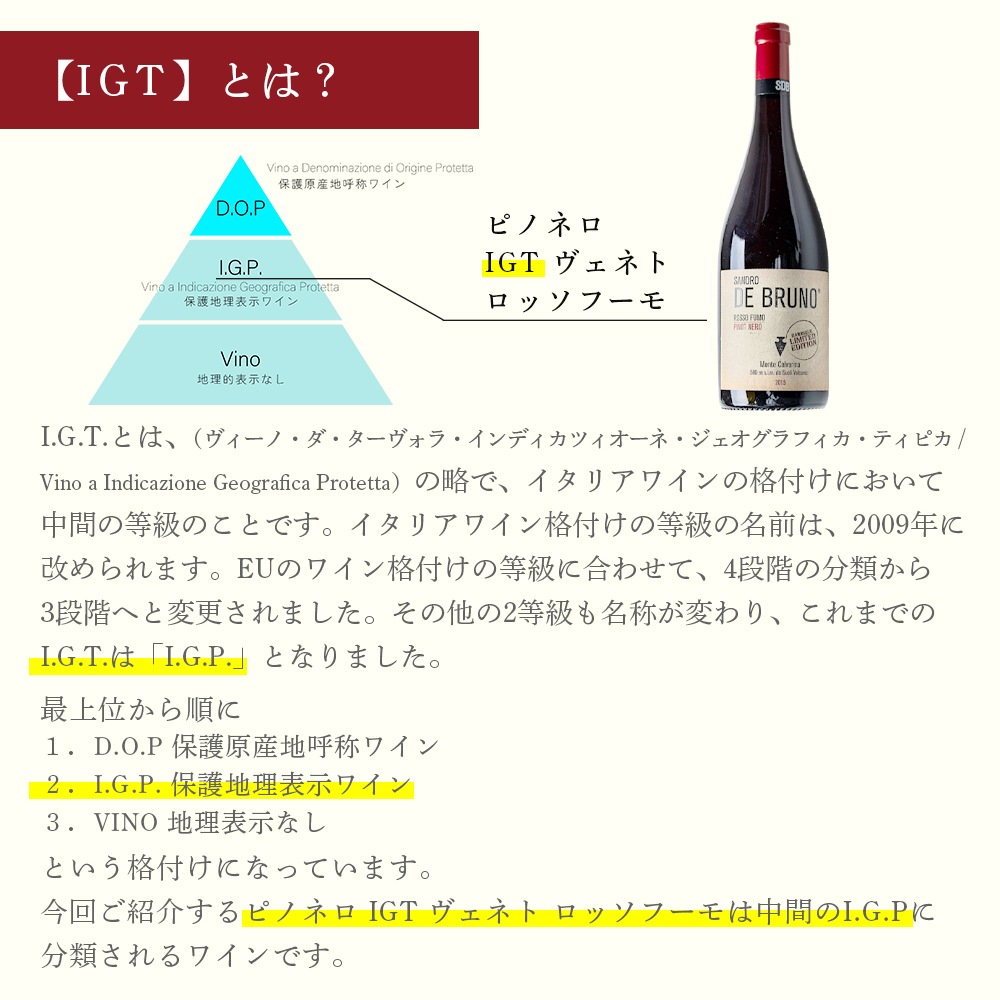 【クール便配送】 【1ケース 6本入り】 ワイン ピノネロ IGT ヴェネト ロッソフーモ 2015 【送料無料】