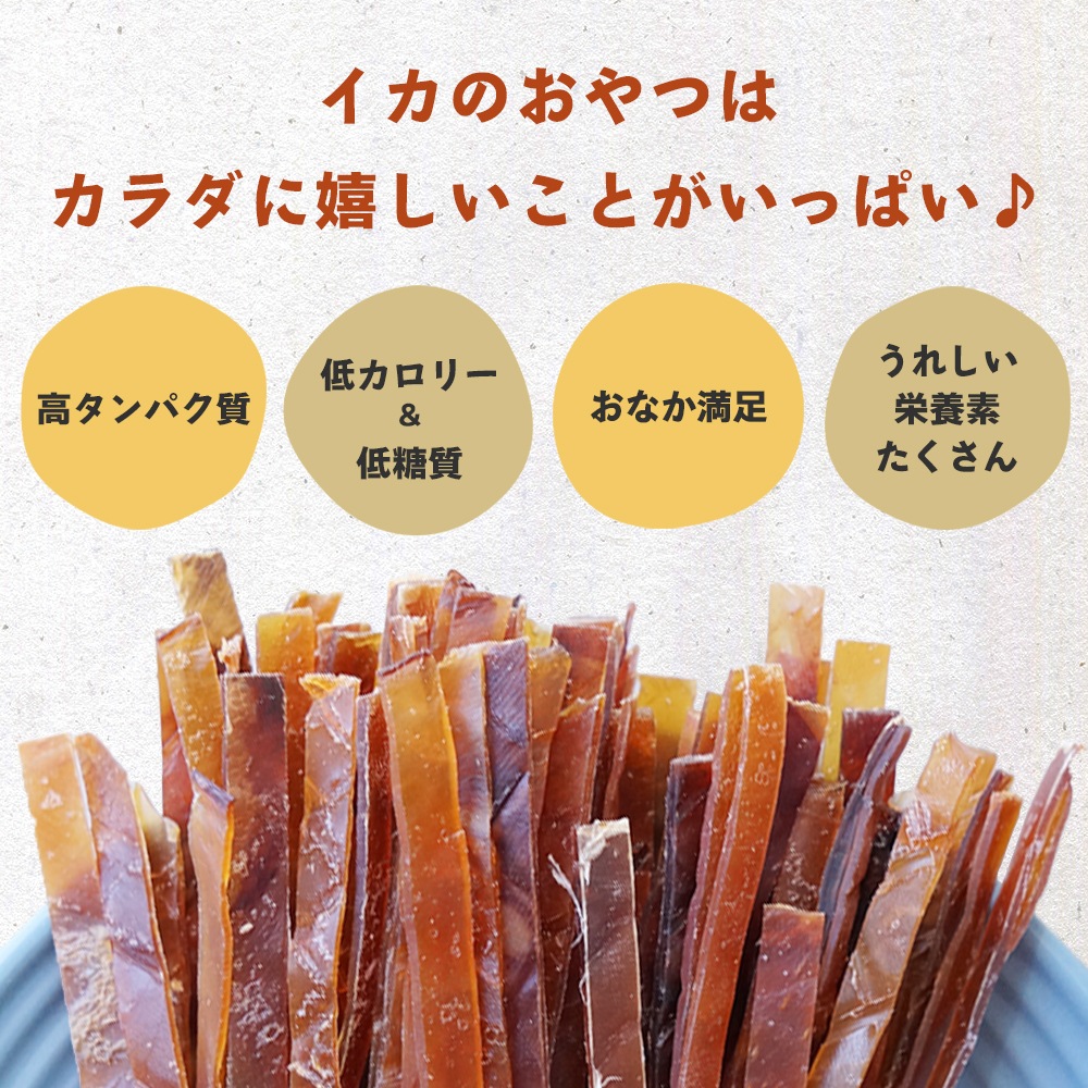 するめジャーキー 250g チャック付き【送料無料】