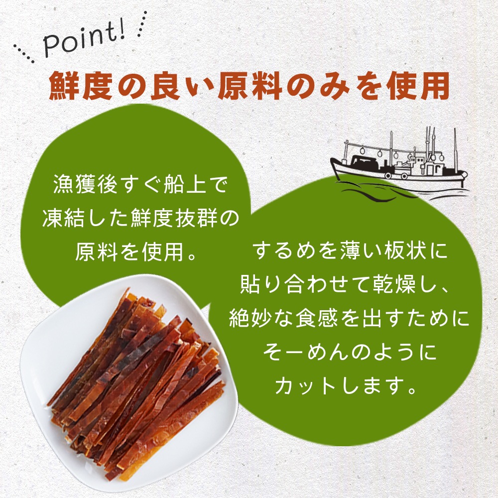 するめジャーキー 250g チャック付き【送料無料】