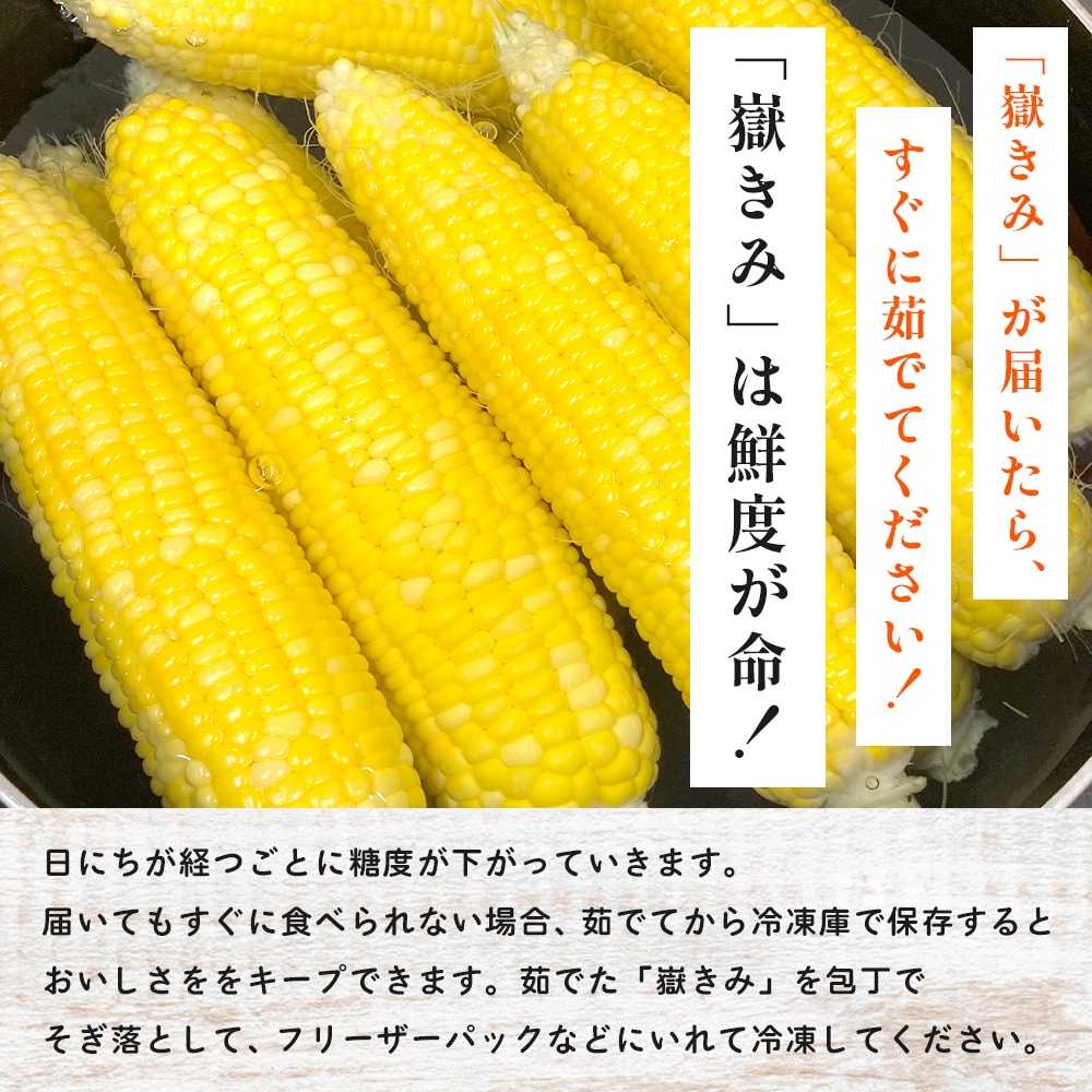 【産地直送】 青森県産 嶽きみ とうもろこし 恵味 (めぐみ) 10本