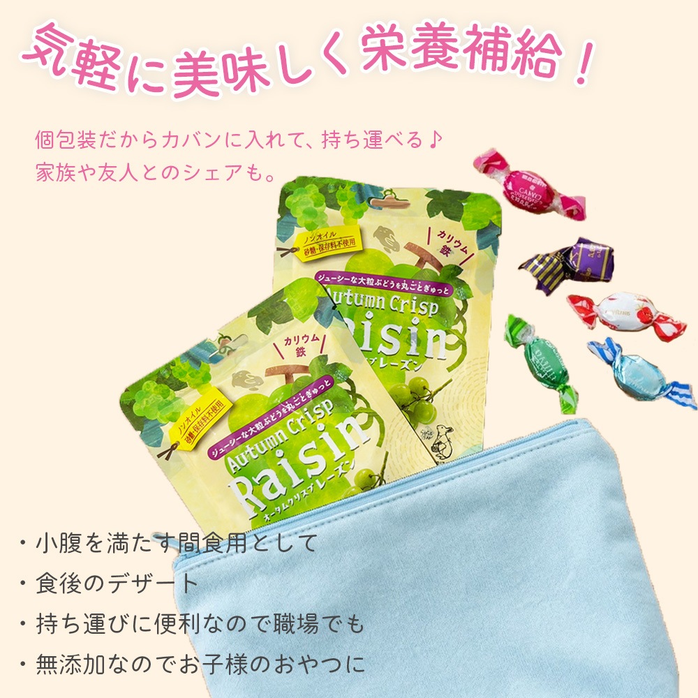 大粒ドライレーズン オータムクリスプ種 300g 2袋セット 【送料無料】