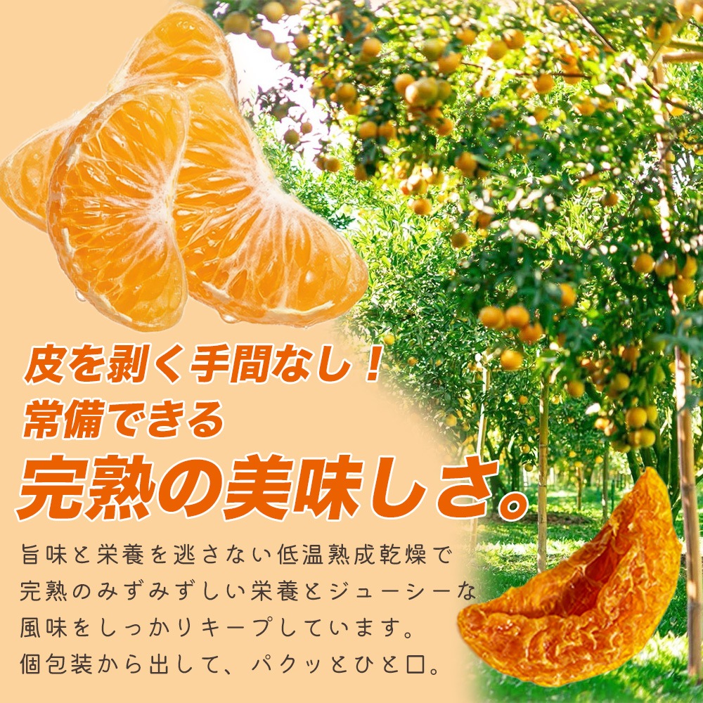 完熟 ドライオレンジ 150g 砂糖不使用 個包装 【送料無料】