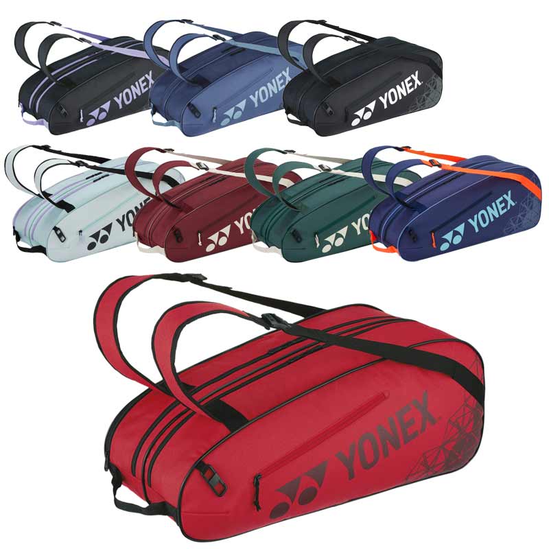 ラケットバッグ6 ヨネックス BAG2532R 正面ポケット,シューズポケット