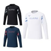ソフトテニス バドミントン ウェア ミズノ MIZUNO プラクティスシャツ ALL JAPAN 62JAC052 長袖Tシャツ ロンT ラケットスポーツ ユニセックス 男女兼用 吸汗速乾 動きやすい