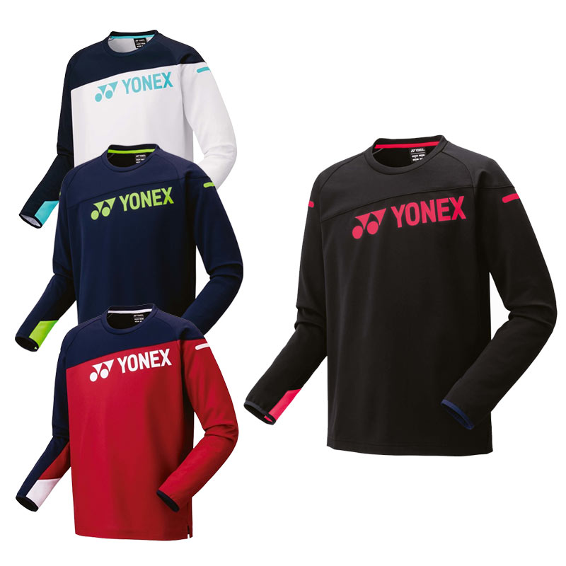 ヨネックス　ライトトレーナー　長袖　ユニＳ　ヒートカプセル　裏起毛 LINE追加で5%OFFクーポン配布中最短出荷ヨネックス
