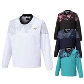 ウォーマー ミズノ MIZUNO 吸湿発熱 ブレスサーモウォーマーシャツ 62MEC504 上のみ 男女兼用 ユニセックス 保温 防風 撥水機能 防寒 暖かい 背部ベンチレーション 再帰反射 ソフトテ