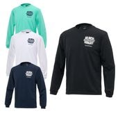 バドミントン ウェア ブラックナイト ドライロングTシャツ T-5201U ユニセックス 男女兼用 吸汗速乾 UVケア UPF20 black knight|バドミントンウェア|バドミントン