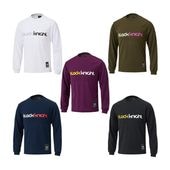 バドミントン ウェア ブラックナイト ドライロングTシャツ T-4203U ユニセックス 男女兼用 吸汗速乾 UVケア UPF20 black knight|バドミントンウェア|バドミントン