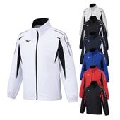 ソフトテニス バドミントン ウェア ミズノ MIZUNO MCライン ブレスサーモウォーマージャケット 32MEC635 ユニセックス 男女兼用 吸汗速乾 左右ポケット有り ユニフォーム 軟式テニス 