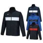 ソフトテニス バドミントン ウェア ミズノ MIZUNO ウォーマーシャツ P2MEB590 ユニセックス 男女兼用 吸汗速乾 左右ポケット有り ユニフォーム 軟式テニス テニス ウェア ミズノ バド