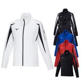 ソフトテニス バドミントン ウェア ミズノ MIZUNO MCライン ウォームアップジャケット 32MCA140-j ジュニア 吸汗速乾 左右ポケット有り ユニフォーム 軟式テニス テニス ウェア ミ