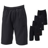ソフトテニス バドミントン ウェア ミズノ MIZUNO ウォームアップハーフパンツ 32MDA126 ユニセックス 吸汗速乾 左右ポケット有り ユニフォーム 軟式テニス テニス ウェア ミズノ バド