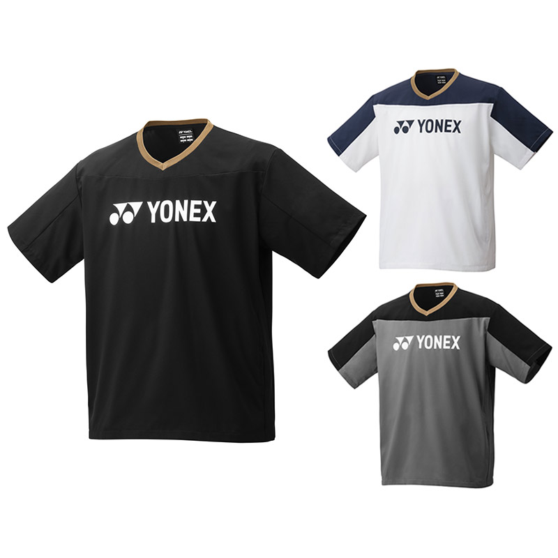 ヨネックス(YONEX)半袖Vブレーカー 限定モデル サイズO ソフトテニス バドミントン ウェア ヨネックス 半袖Vブレーカー