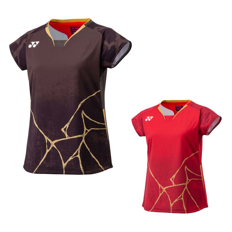 YONEX ノースリーブシャツ レディースOサイズ バドミントン ウェア ヨネックス ゲームシャツ レディース