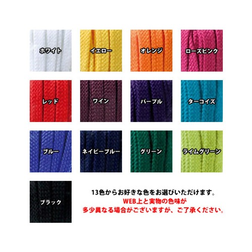 メール便送料無料】アシックス フラットシューレース TXX117 太タイプ