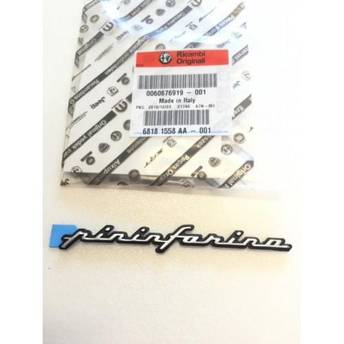 純正品　サイドバッジ　’pininfarina’　　　(ピニンファリーナ)　46317600　　60676919