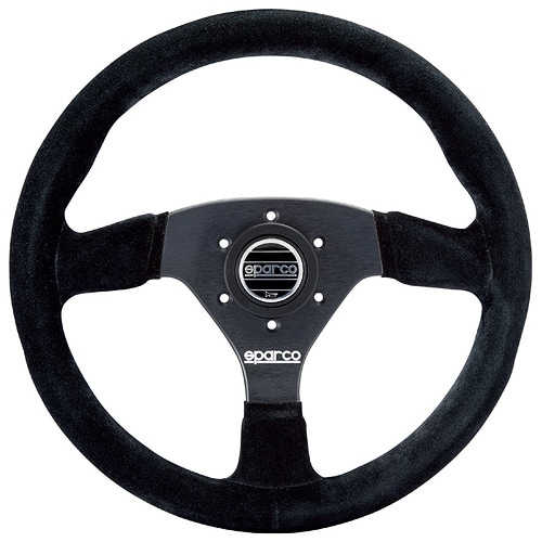 中古スパルコステアリング SPARCO/ステアリングホイール R215 FLAT スェード | ステアリング