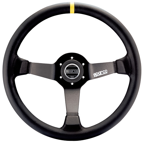 SPARCO/ステアリングホイール　R345　レザー/スェード