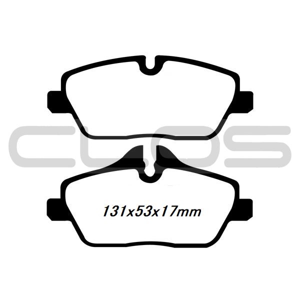 CLOS 低ダストブレーキパット(フロント) R55-59/F54-57