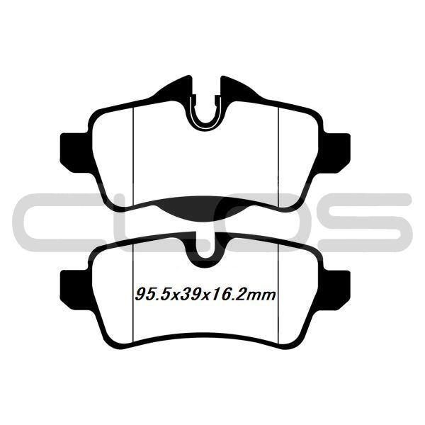 CLOS 低ダストブレーキパット(リア) R55-59