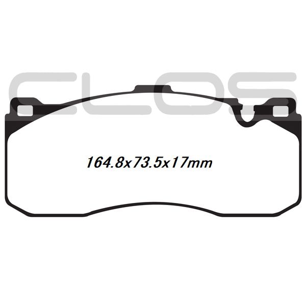 CLOS 低ダストブレーキパット(フロント) R56JCW GP(6POT)