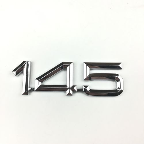 純正品　リアバッジ　145　（112ｍｍ×35mm)　　ALFA145　　60612132