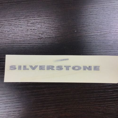 純正品　ステッカー　SILVERSTONE　（180ｍｍ×45mm）　　ALFA155　TS8V　　　60611592