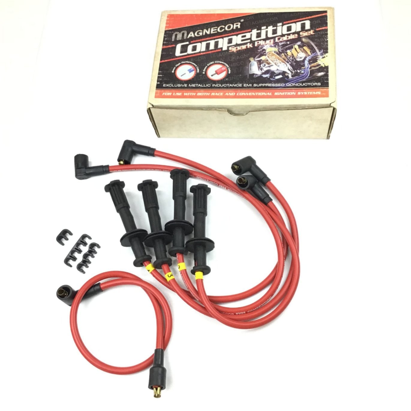 MAGNECOR　プラグコードセット　KV85　8.5mmシリコンコード　　　LANCIA　DELTA　16V/Evo1　　4578　　　7661948相当品