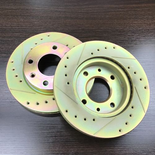 特価品　OMP製　ブレーキローターセット　フロント　（ドリルド/スリットコンビネーション）　プジョー106S16/CITROEN　SAXO　など　　PE42450S