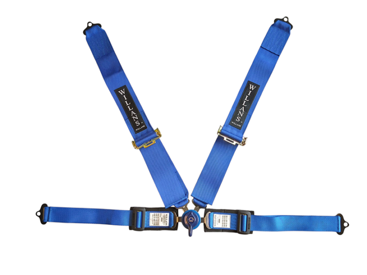 ウィランズ 4点シートベルト 2インチ 専用パッド付 WILLANS ウィランズ