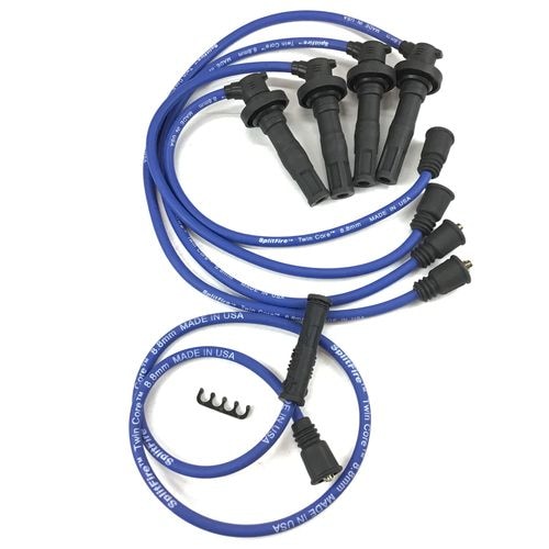 訳アリ品　　スプリットファイア製　ツインコア　プラグコードセット　8.8mmシリコンコード　LD1　　LANCIA　DELTA　16V/Evo1　　（パッケージ破損により詰換え品）