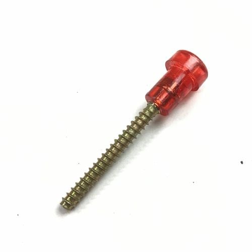 社外品　レンズスクリュー　レッド　　LANCIA　DELTA　　82355581　　＊ネジ部は必要長にカットして使用