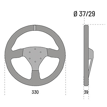 SPARCO/ステアリングホイール　R383