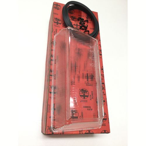 純正品　ヘッドライトレンズ　RH　(左通行仕様　ガラス製)　ALFA155　　9944732