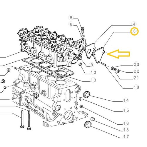 カーカムステント　骨組み 純正品 カムシャフトエンドカバー LANCIA DELTA（831）16V/Evo 7623497