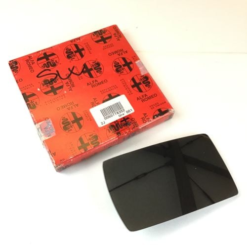 純正品 ドアミラーレンズ 左ハンドル車の右側ドアミラー ALFA155 60778352